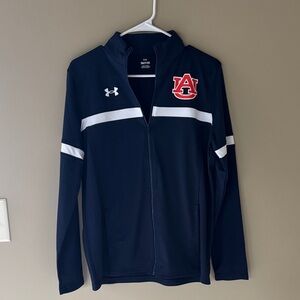 Women’s Auburn Under Armour Navy Full Zip Lightweight Jacket